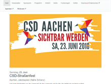 Tablet Screenshot of csd-aachen.de